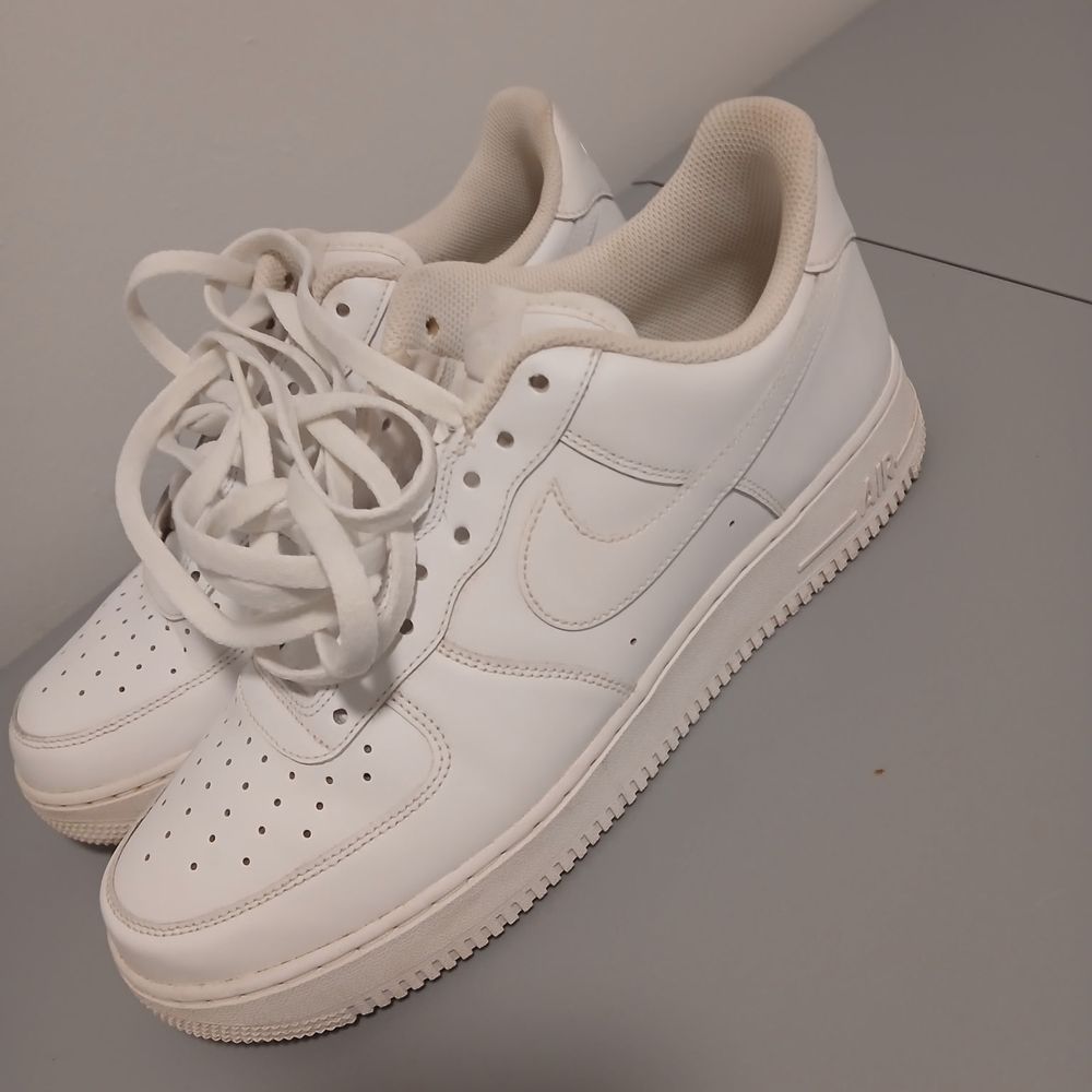 Nike Men's White Airforce 1s